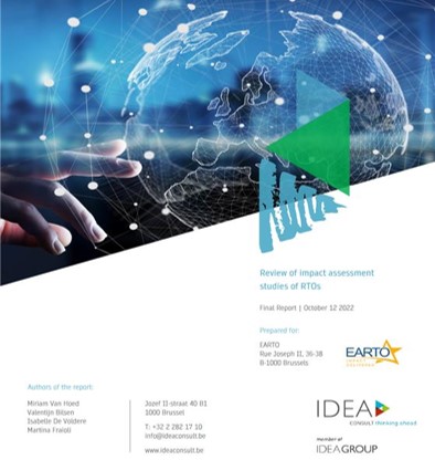 EARTO New Study on RTOs Impact: IDEA Consult Review of Impact ...